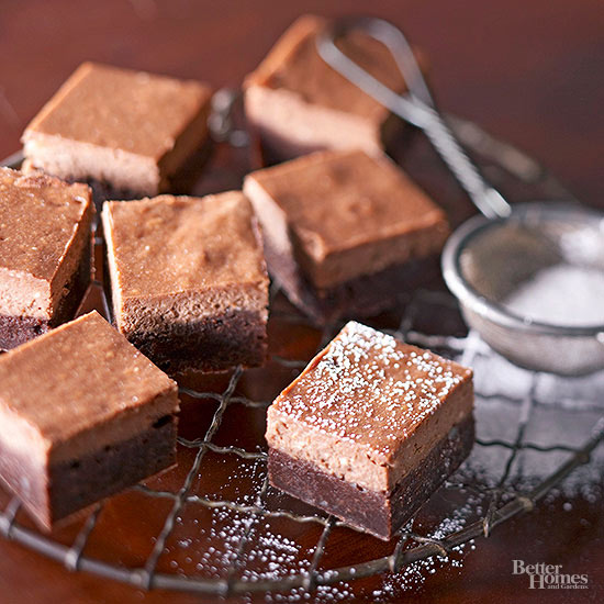 Chocolate-Hazelnut Cheesecake Brownies